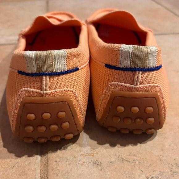 SWIMS peach Canvas Driving Loafers Men’s Size 12 - Picture 6 of 6